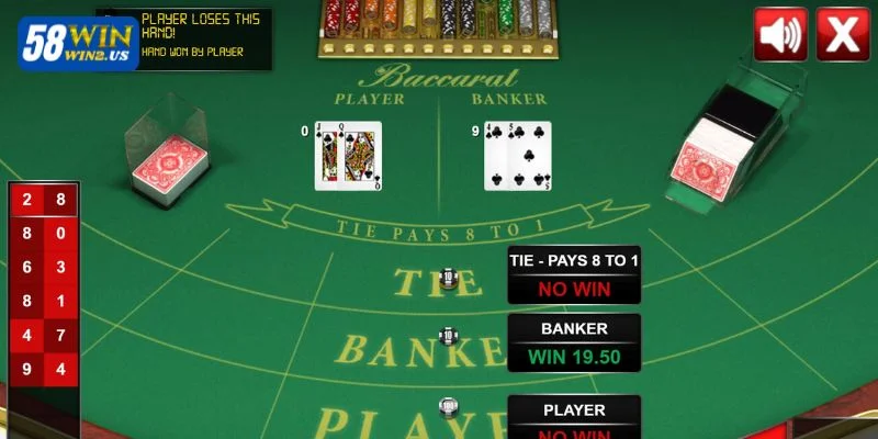 Cược Baccarat 58WIN: Hướng Dẫn Chơi Chi Tiết Cho Tân Thủ Về cơ bản, game bài lá Baccarat 58WIN không hề khó tham gia.