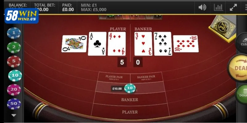 Cược Baccarat 58WIN: Hướng Dẫn Chơi Chi Tiết Cho Tân Thủ Ván chơi Baccarat muốn thắng cần có tâm lý bình tĩnh.