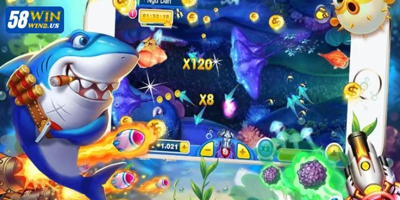 Bắn Cá 3D Tại 58WIN: Game Săn Cá Kiếm Tiền Mặt Uy Tín Kho game bắn cá 58WIN đặc sắc, hấp dẫn.