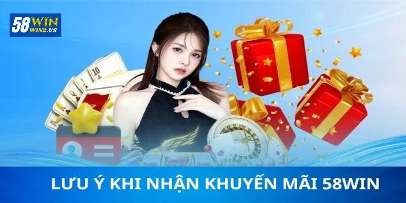 Khuyến Mãi 58WIN: Quà Thưởng Hấp Dẫn Dành Cho Cược Thủ Những khuyến mãi 58WIN thú vị dành riêng cho thành viên VIP của nhà cái.