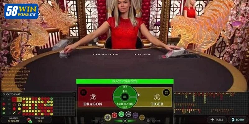 Quy tắc cược trên bàn chơi Rồng Hổ của nhà cái 58WIN rất cụ thể, rõ ràng.