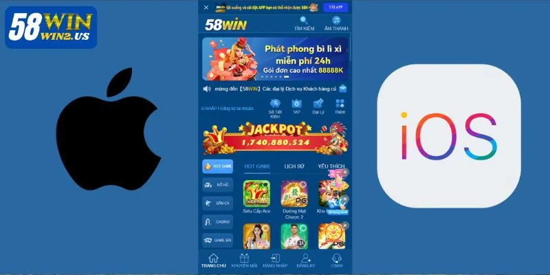 Tải 58WIN Cho IOS - Truy Cập Siêu Tốc, Thỏa Thích Sát Phạt Hội viên sẽ nhận được nhiều lợi ích khi tải 58WIN cho iOS.
