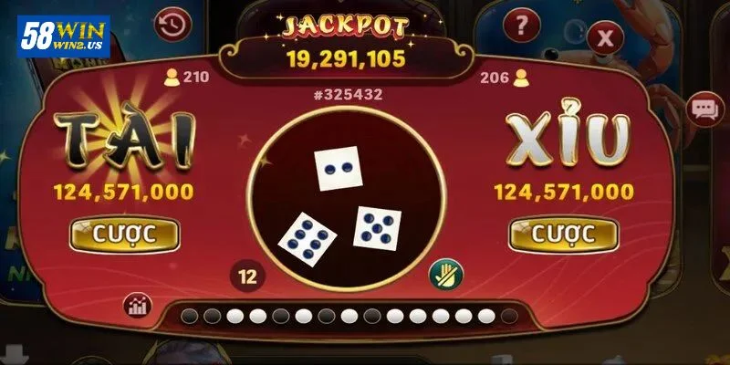 Luật chơi với tài xỉu tại nhà cái 58WIN rất dễ hiểu.
